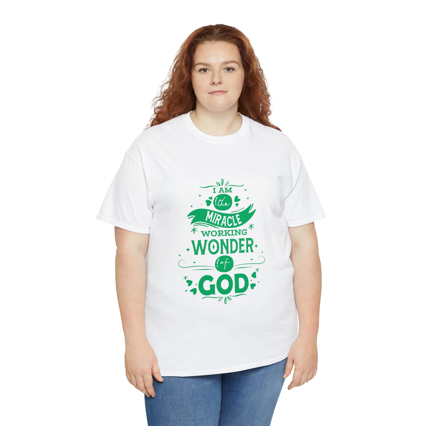 I Am The Miracle Working Wonder Of God Unisex Heavy Cotton Tee