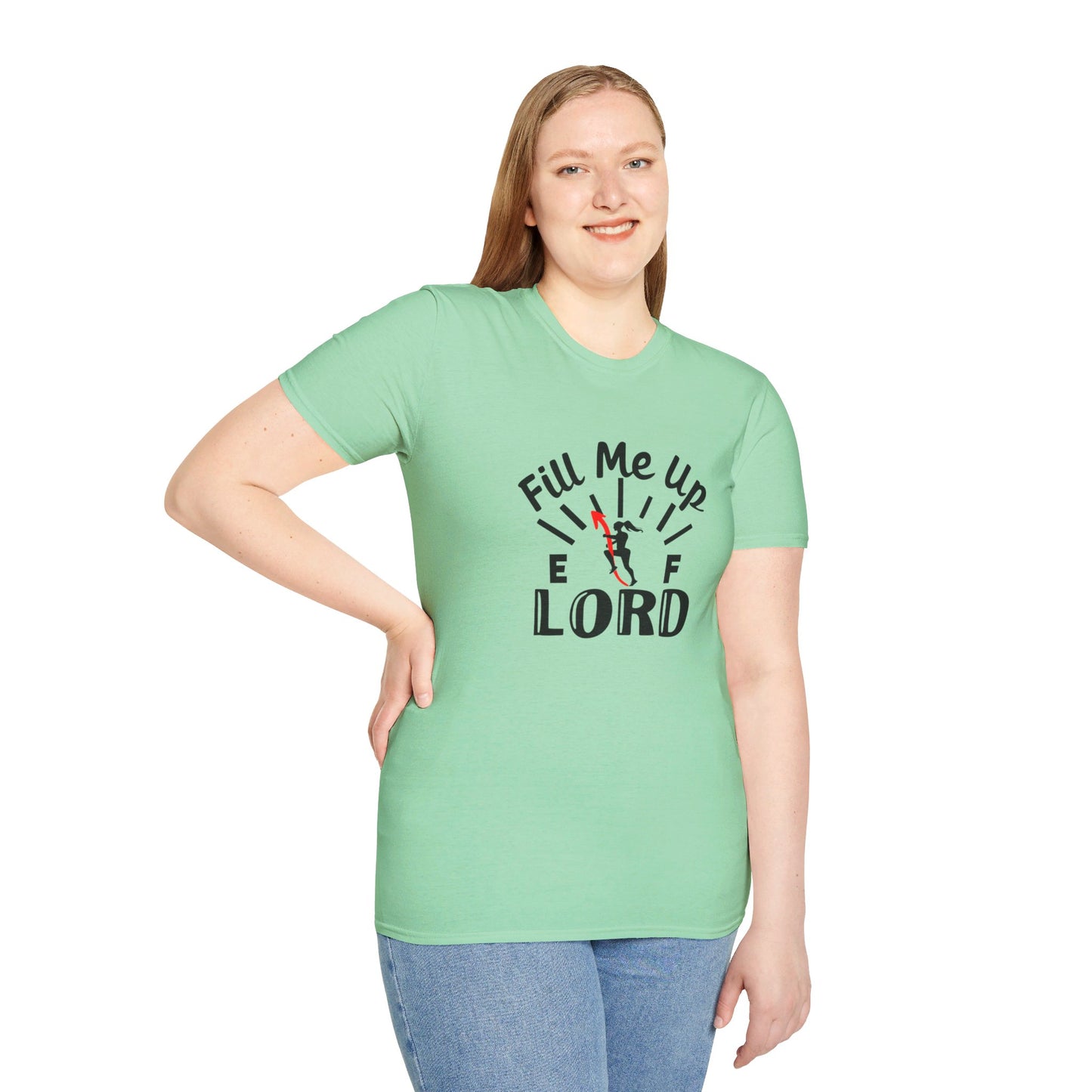 Fill Me Up Lord Funny Unisex Christian T-shirt