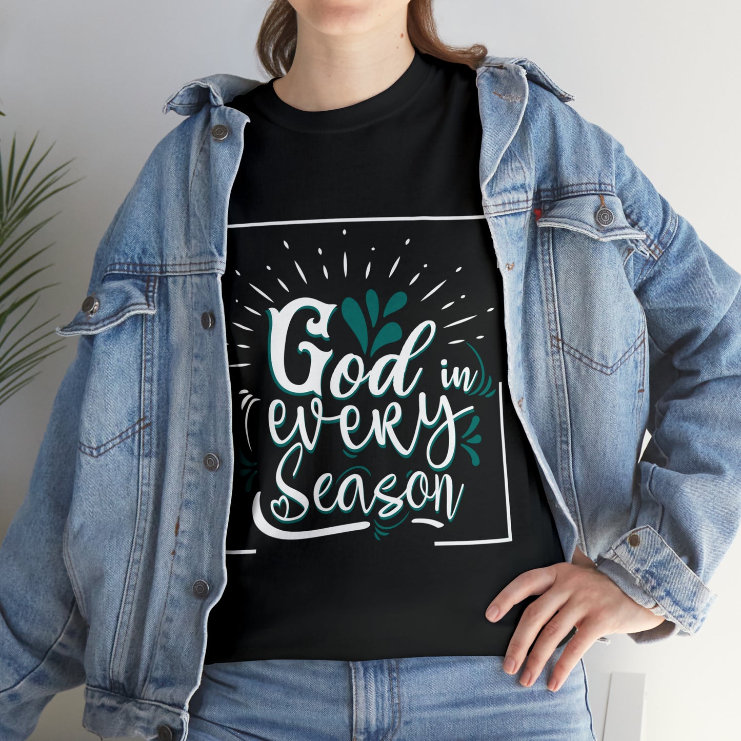 God In Every Season Unisex Heavy Cotton Tee