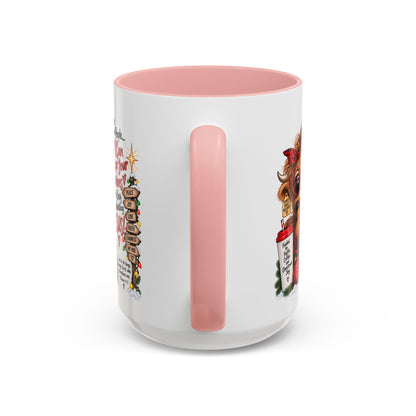 Dear Negative People… I’m Busy Celebrating Jesus! Christmas Cow Mug
