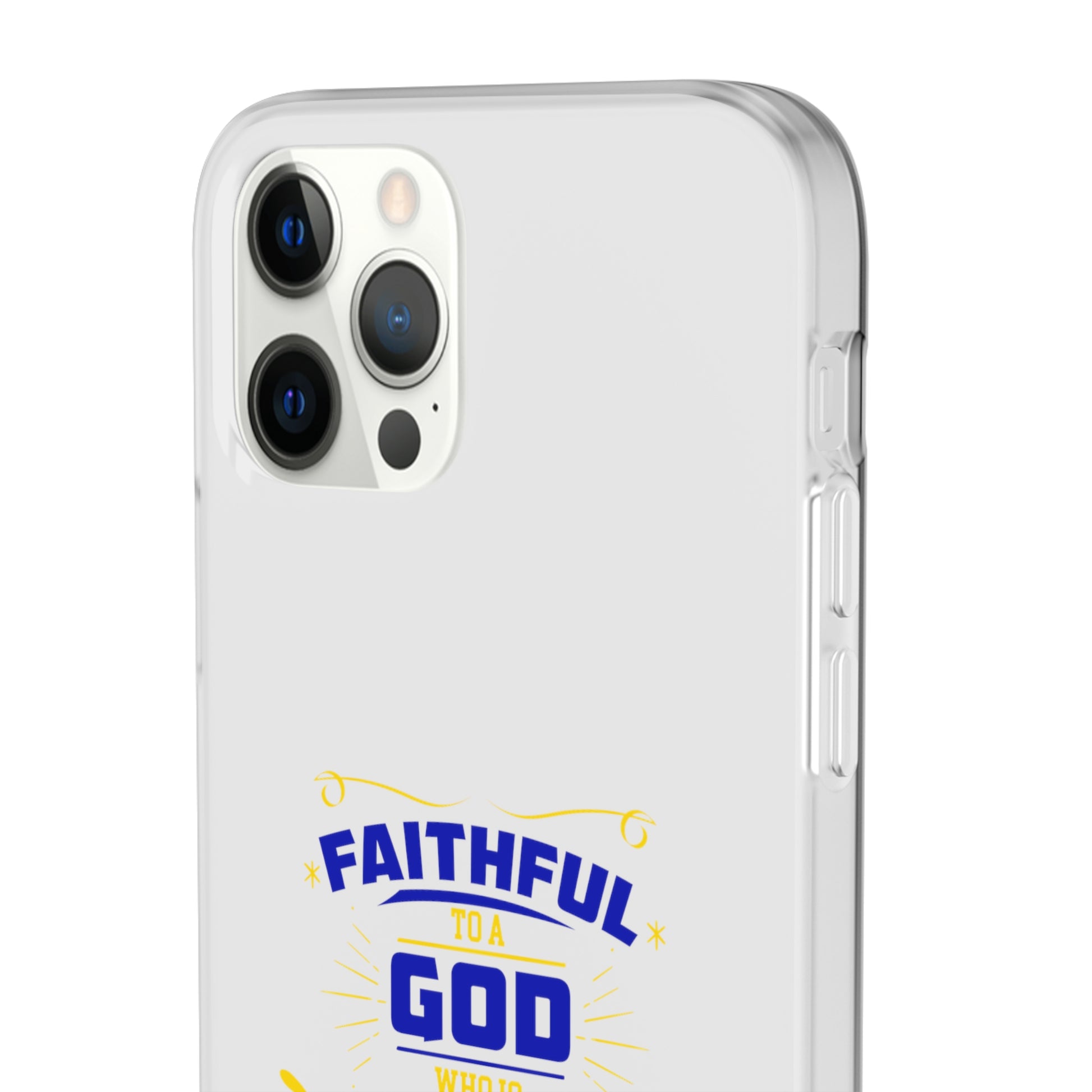 Faithful To A God Who Is Faithful Through Generations Flexi Phone Case Printify