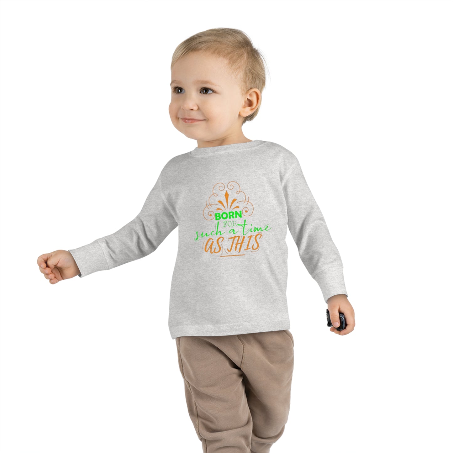 Born For Such A Time As This Toddler Christian Sweatshirt Printify