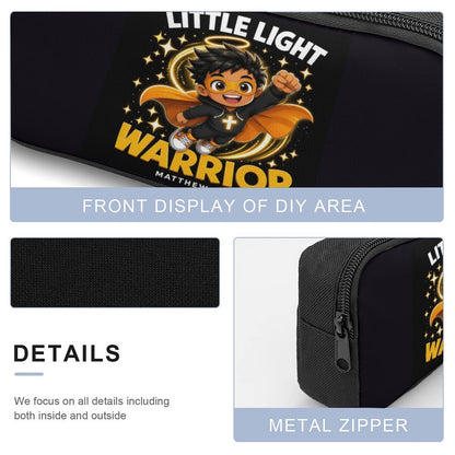 Little Light Warrior Boy Christian 3 PCS Bag Set (Backpack, Lunch Bag and Pencil Case)
