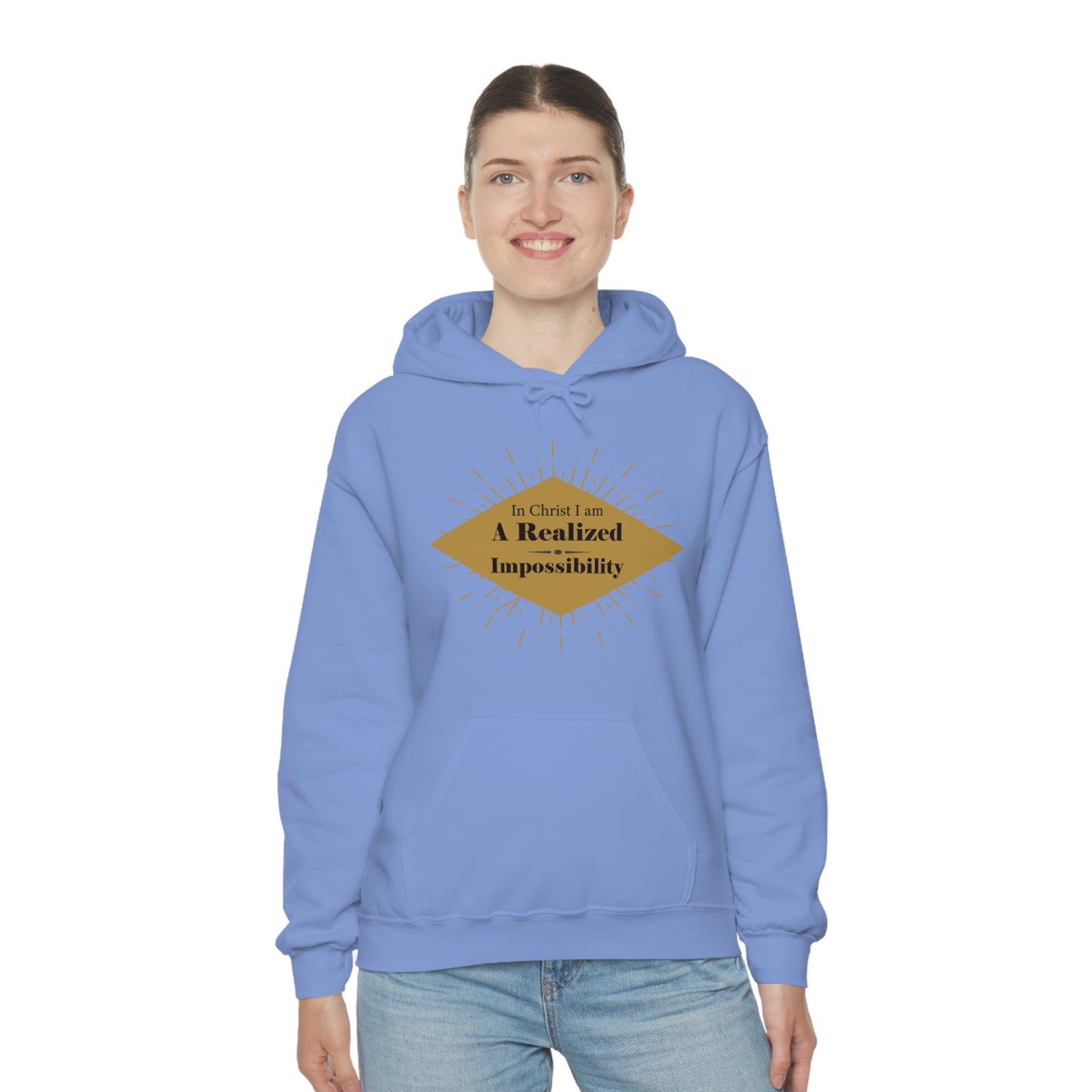 In Christ I Am A Realized Impossibility Unisex Hooded Sweatshirt