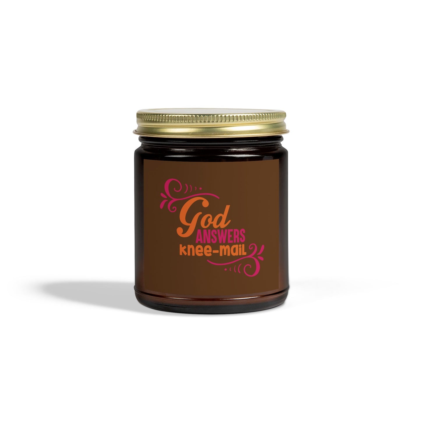 God Answers Knee Mail Christian Scented Candle (4oz, 9oz)