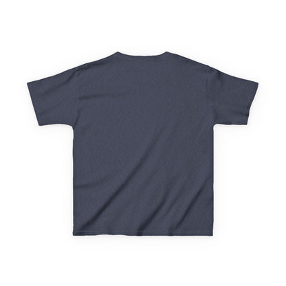 Youth Autism Awareness T-Shirt — "Different by Design, Loved by God" Colorful Cross Tee