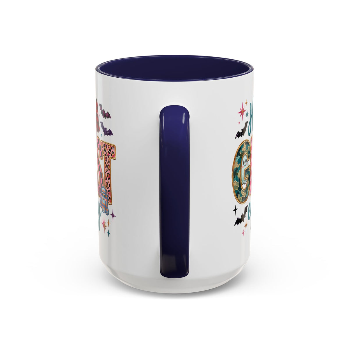 Accent Christian Coffee Mug — "Holy Ghost Energy" Halloween Cute Spooky Ceramic Mug (11/15oz)