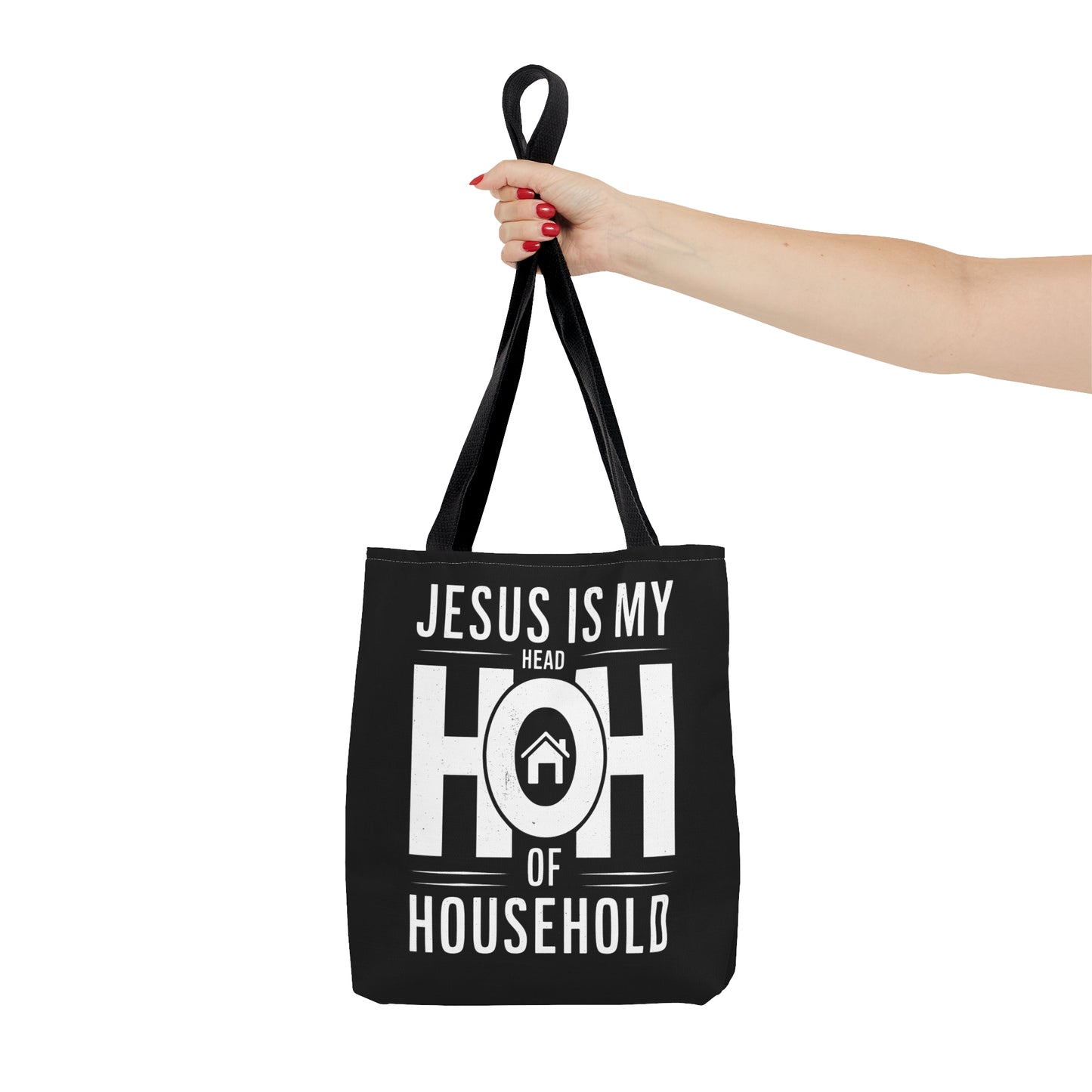 Jesus Is My Head Of Household HOH Christian Tote Bag