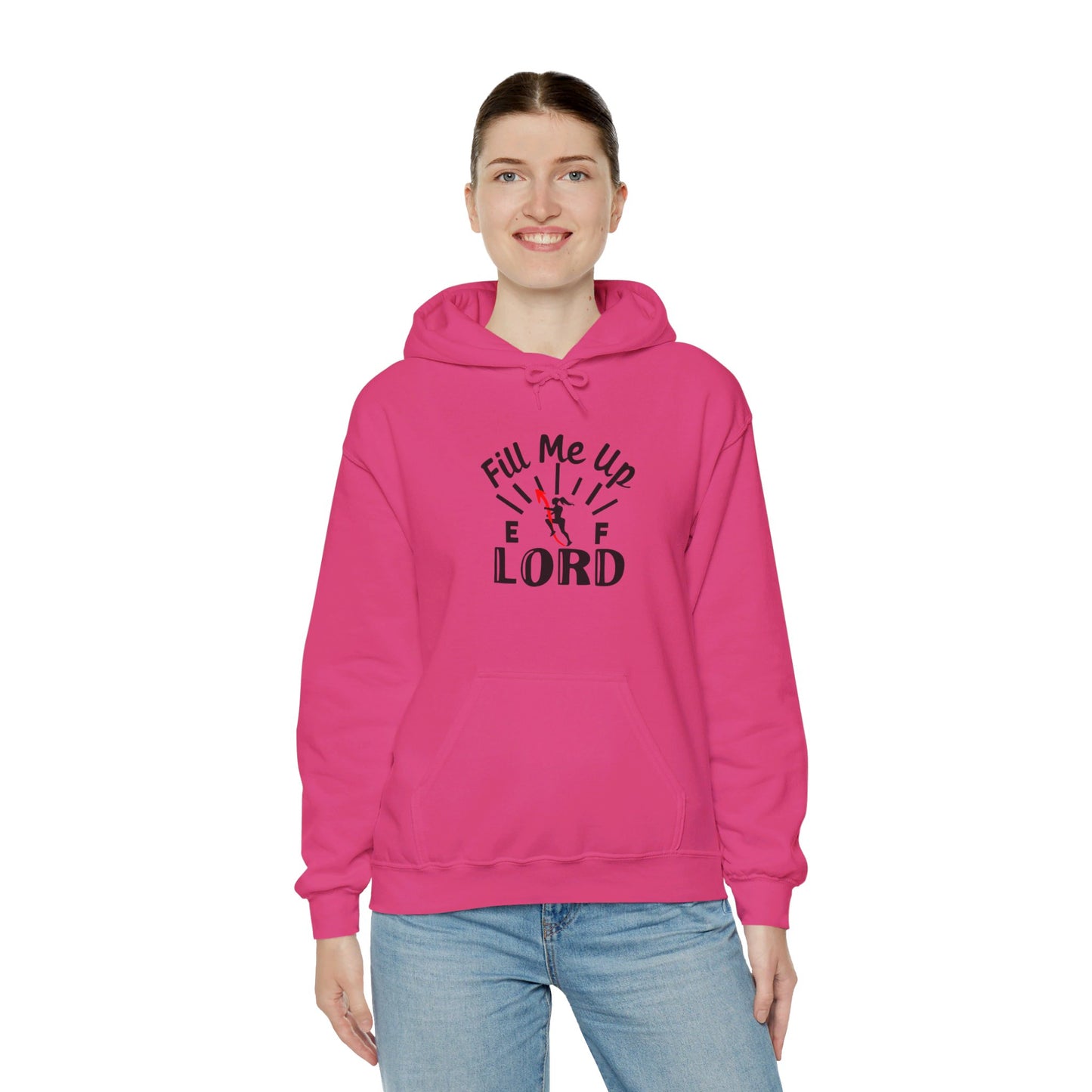 Fill Me Up Lord Funny Unisex Christian Pullover Hooded Sweatshirt