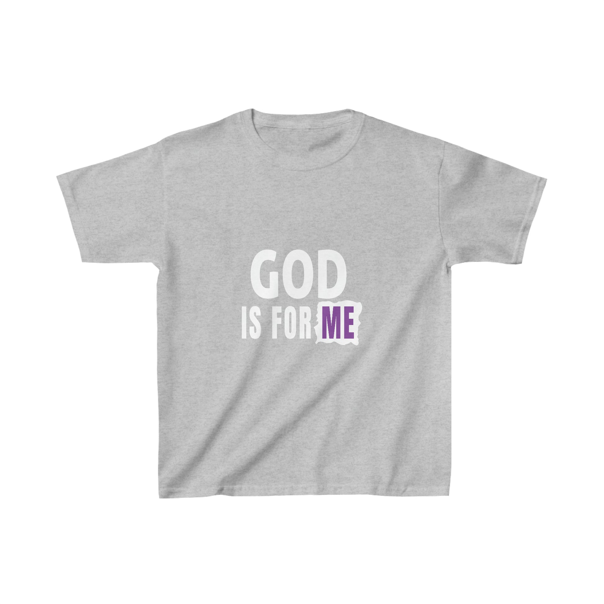 God Is For Me Youth Christian T-Shirt Printify