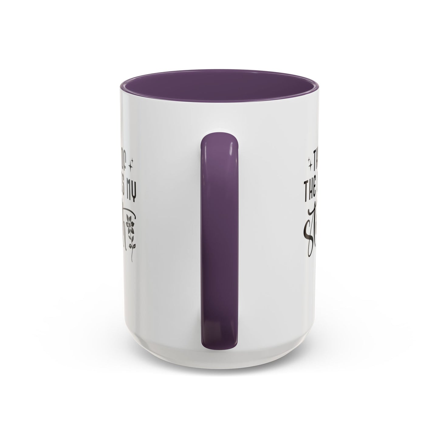 Inspirational Accent Coffee Mug - The Joy of the Lord is My Strength - Perfect for Faith Lovers