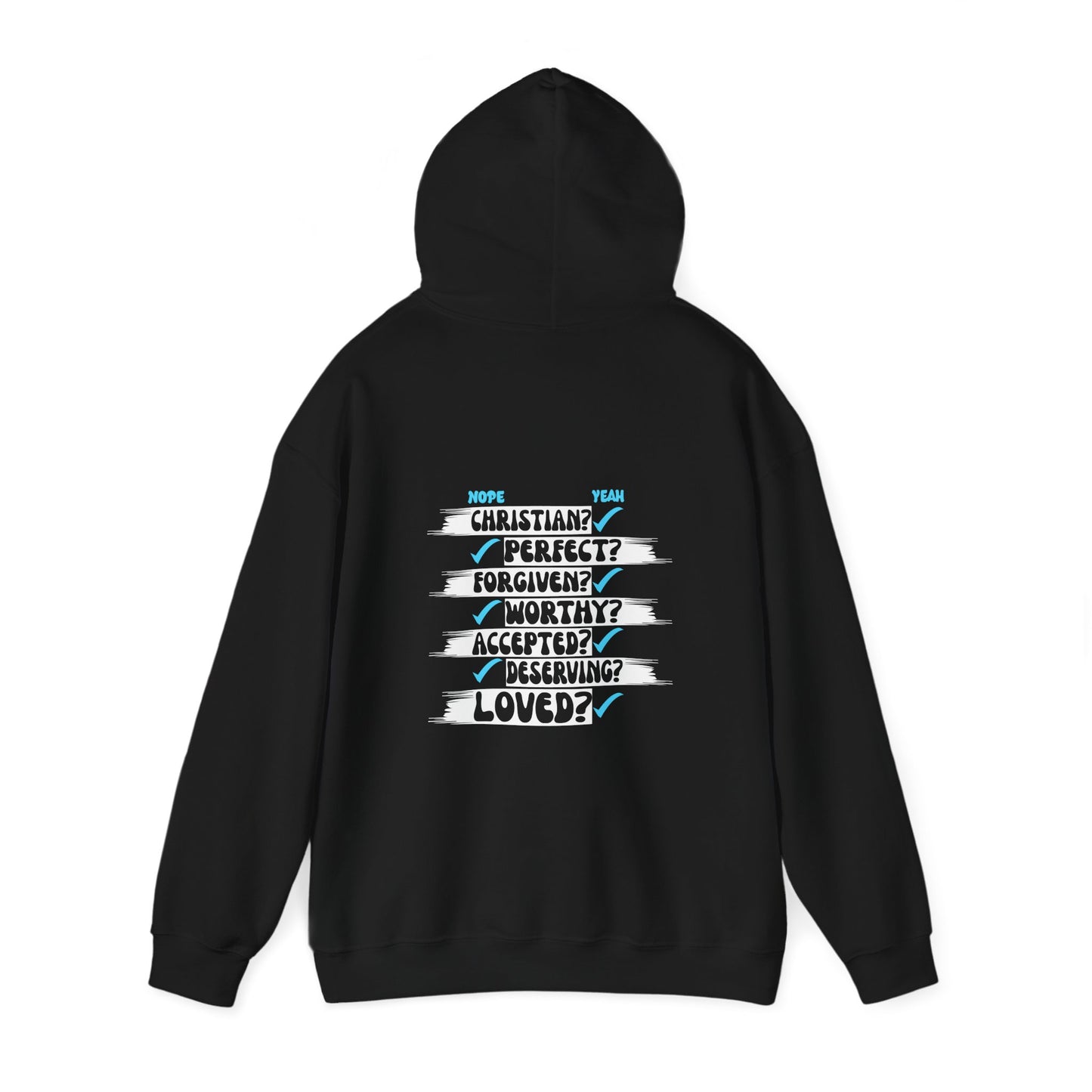 Child Of God Checklist Unisex Christian Hooded Pullover Sweatshirt