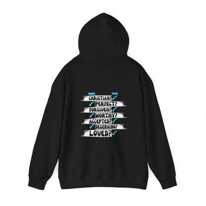 His Child Checklist Unisex Christian Hooded Pullover Sweatshirt