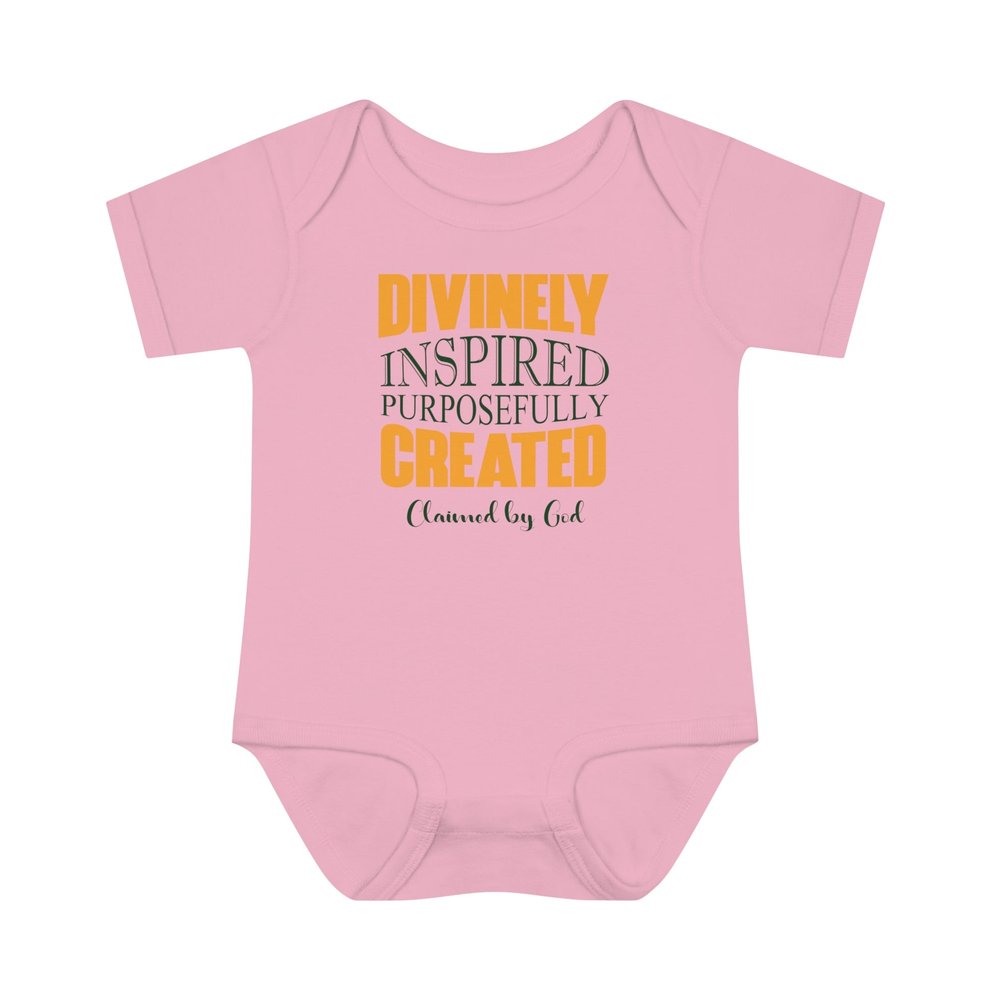 Divinely Inspired Purposefully Created Christian Baby Onesie Printify