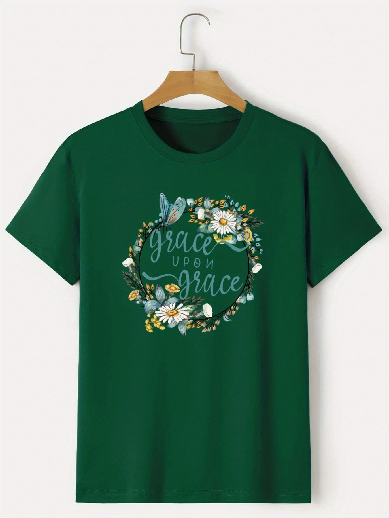 Grace Upon Grace Women's Christian T-shirt claimedbygoddesigns