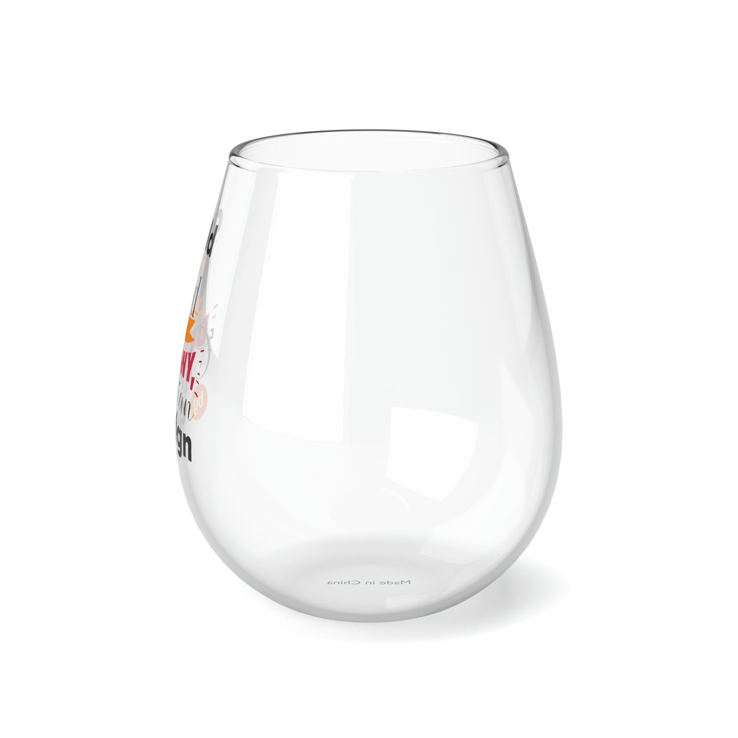 Child Of God By Destiny Christian By Design Stemless Wine Glass, 11.75oz