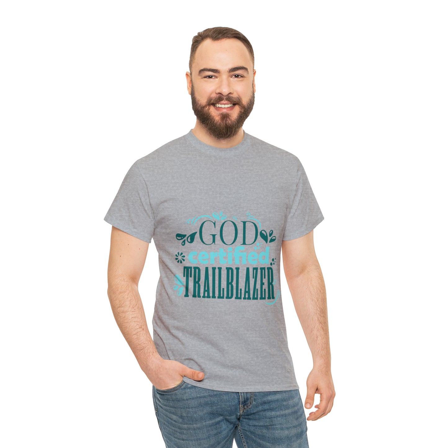 God Certified Trailblazer Unisex Heavy Cotton Tee