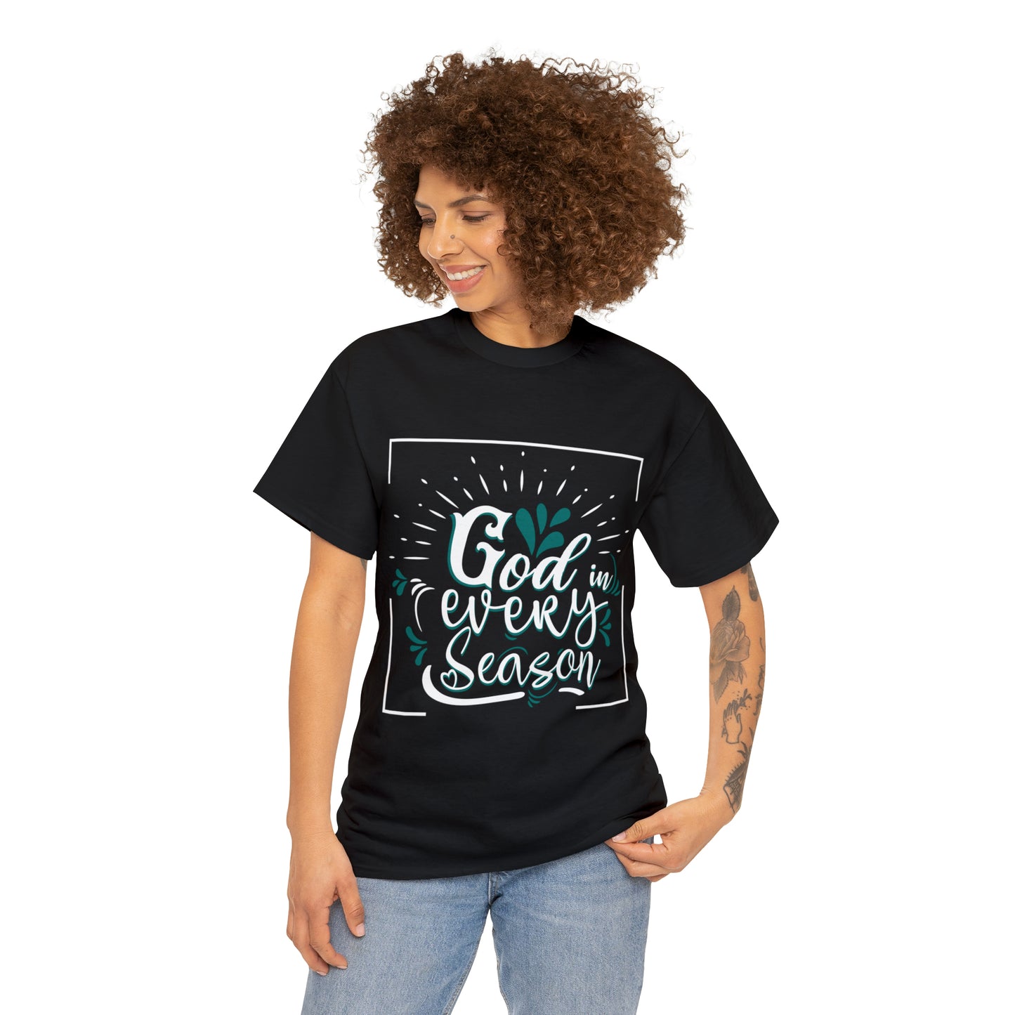 God In Every Season Unisex Heavy Cotton Tee