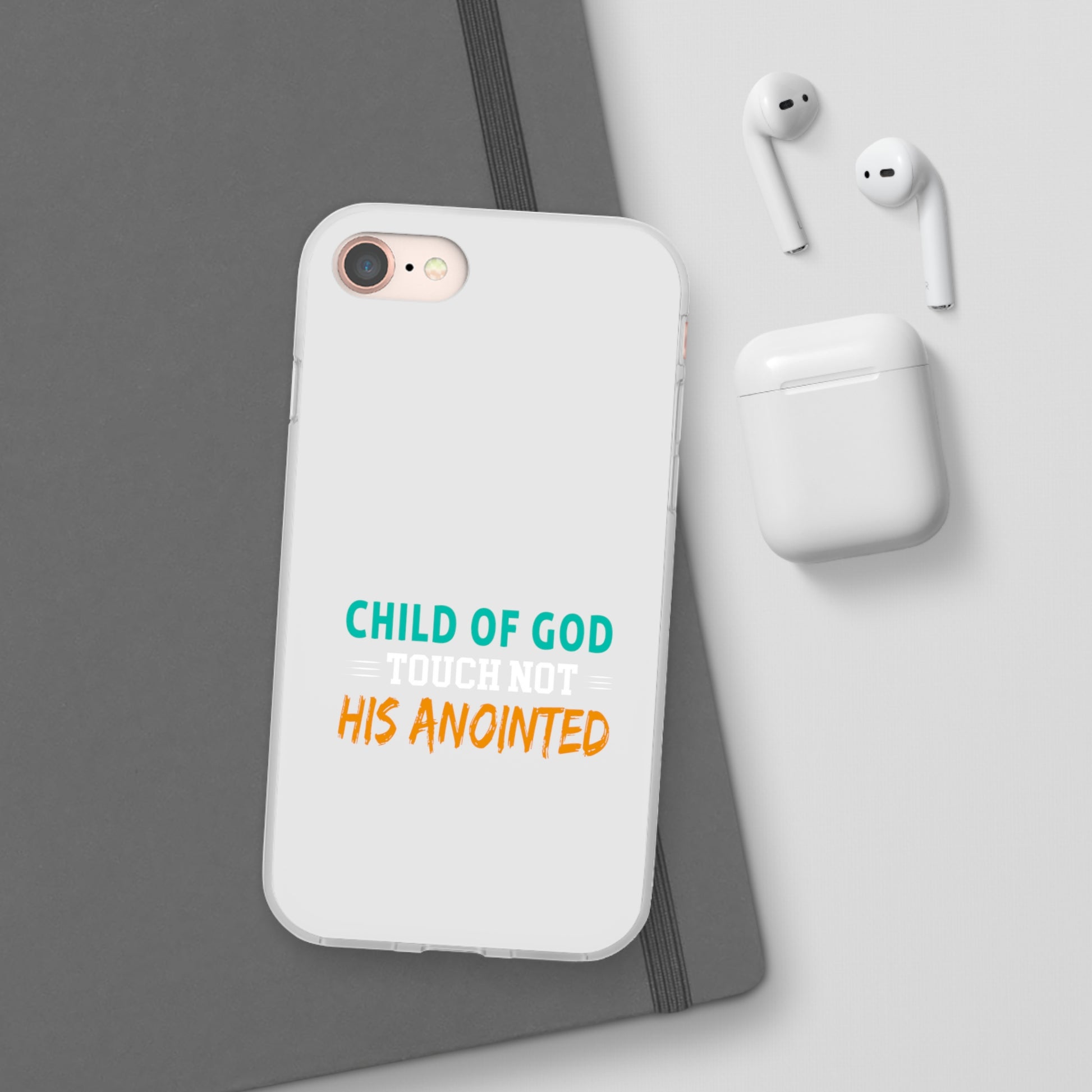 Child Of God Touch Not His Anointed Christian Flexi Phone Case Printify