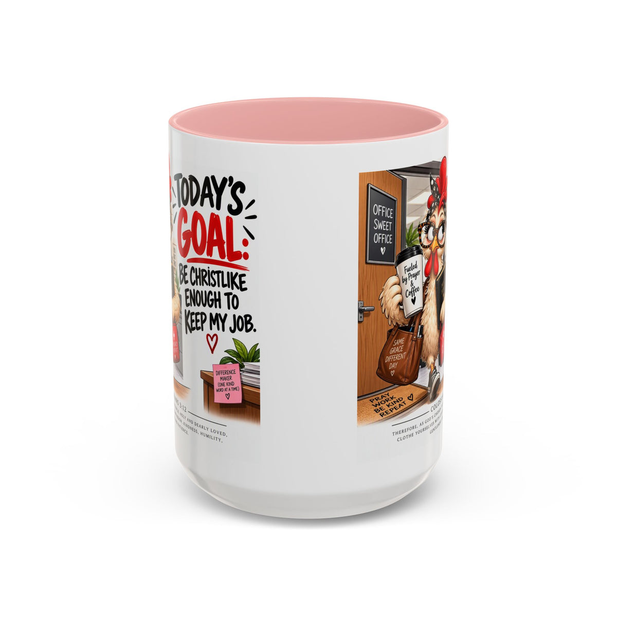 Today's Goal Christian Coffee Mug – Be Christlike Inspirational Bible Verse Mug