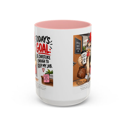 Today's Goal Christian Coffee Mug – Be Christlike Inspirational Bible Verse Mug
