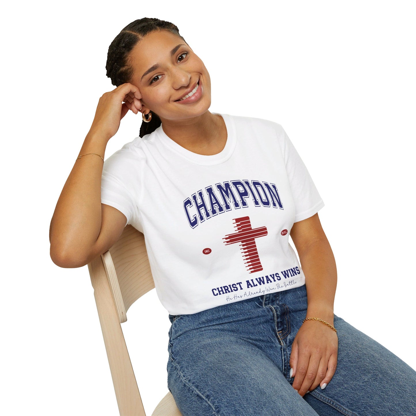 Champion Christ Always Wins Unisex Christian T-shirt