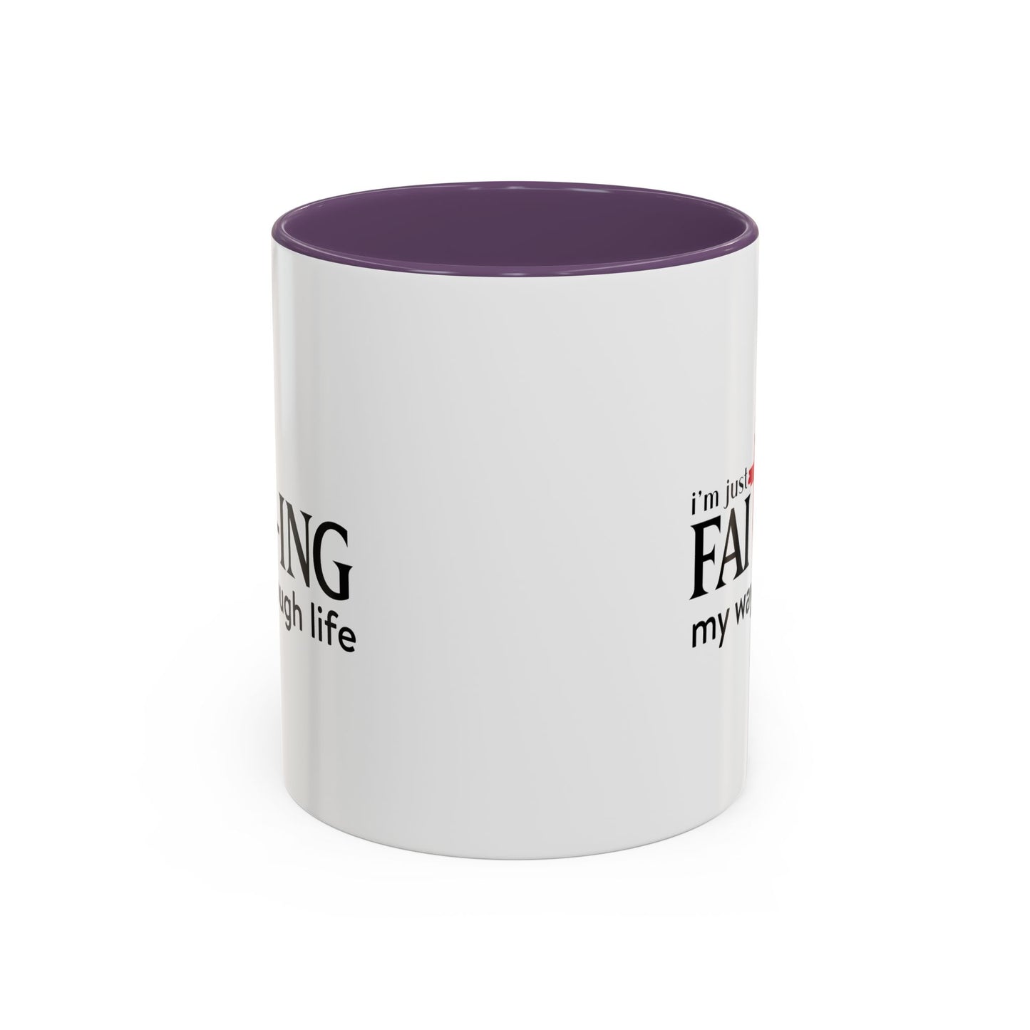 Faith-Inspired Coffee Accent Mug - Motivational Drinkware for Daily Inspiration