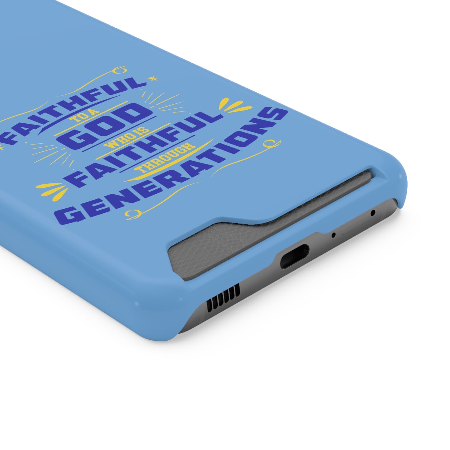 Faithful To A God Who Is Faithful Through Generations Phone Case With Card Holder