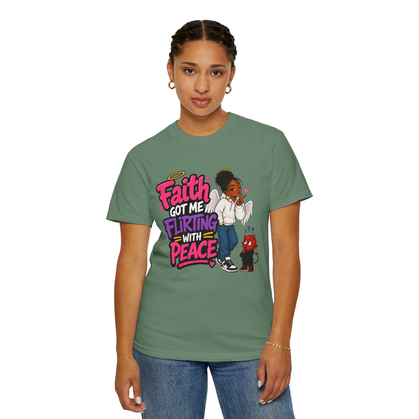 Faith Got Me Flirting With Peace T-Shirt