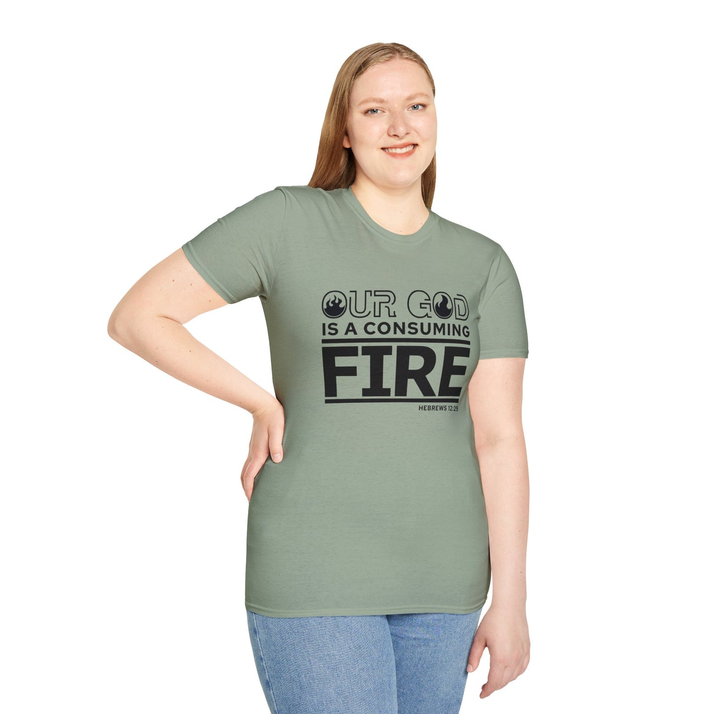 Our God Is A Consuming Fire Christian Unisex T-shirt