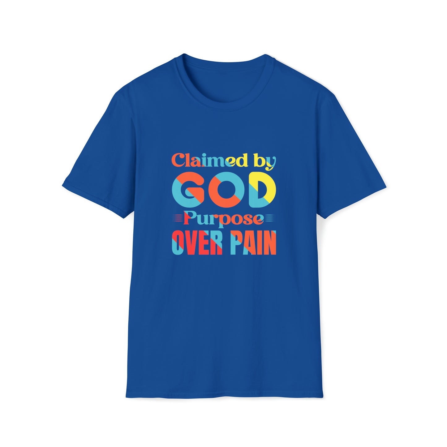 Claimed By God Purpose Over Pain Unisex T-shirt Printify