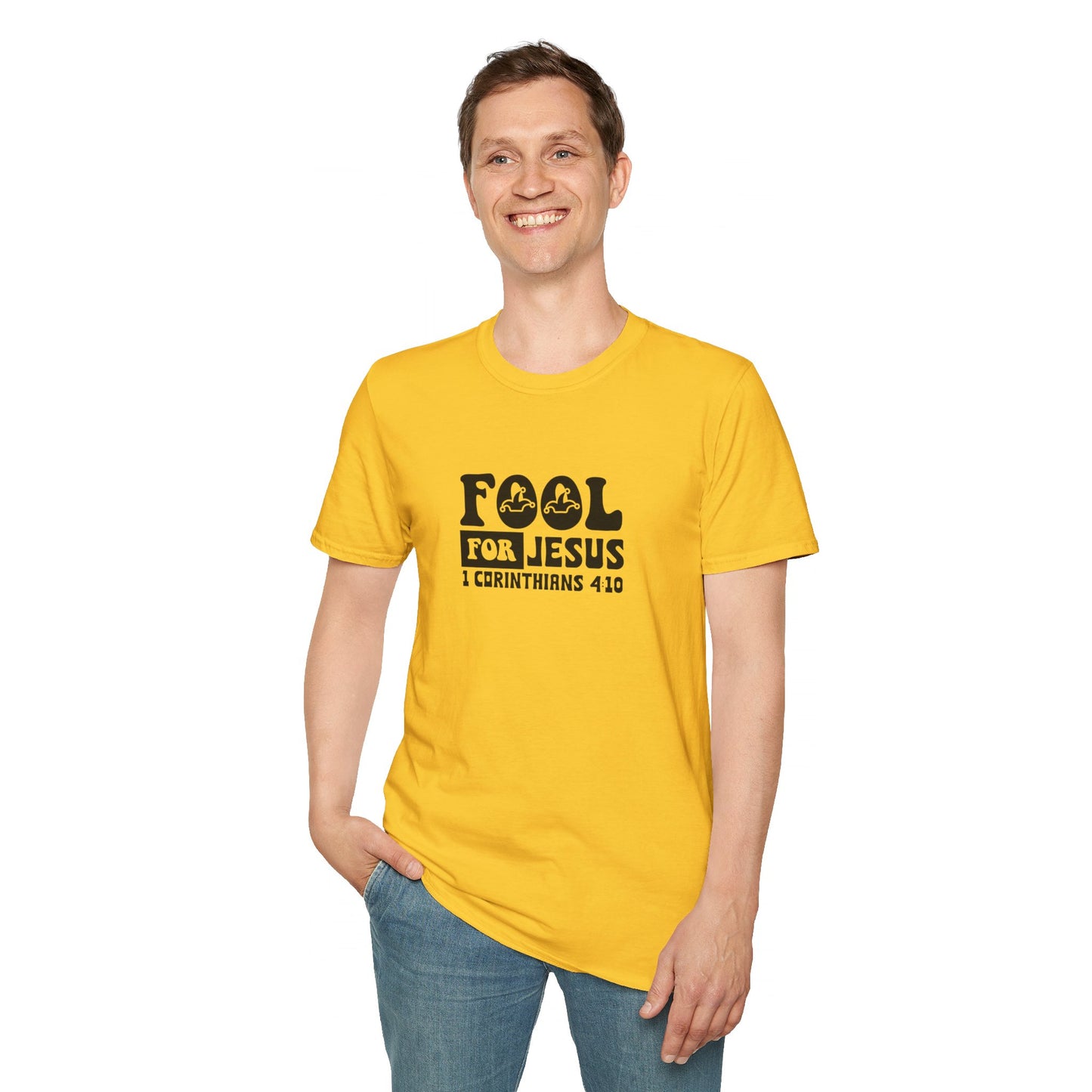 Fool For Jesus Funny Unisex Christian T-shirt