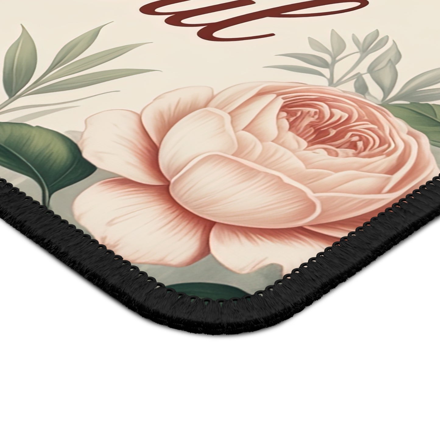 Inspirational Butterfly Gaming Mouse Pad – "He Restoreth My Soul" – Perfect for Gamers and Home Office