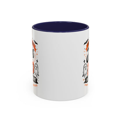 Christian Coffee Mug — "He's My Light, Jesus Is My Boo" Halloween Accent Mug