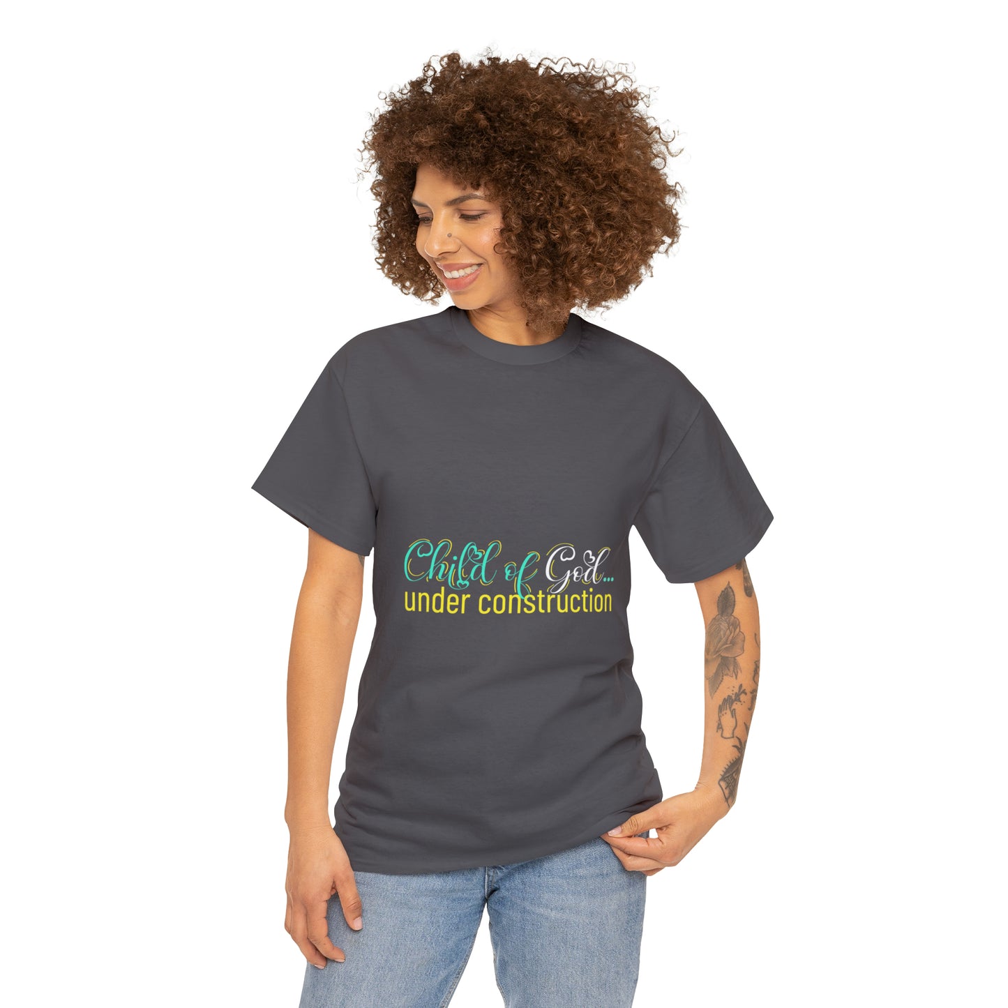 Child Of God Under Control Unisex Heavy Cotton Tee