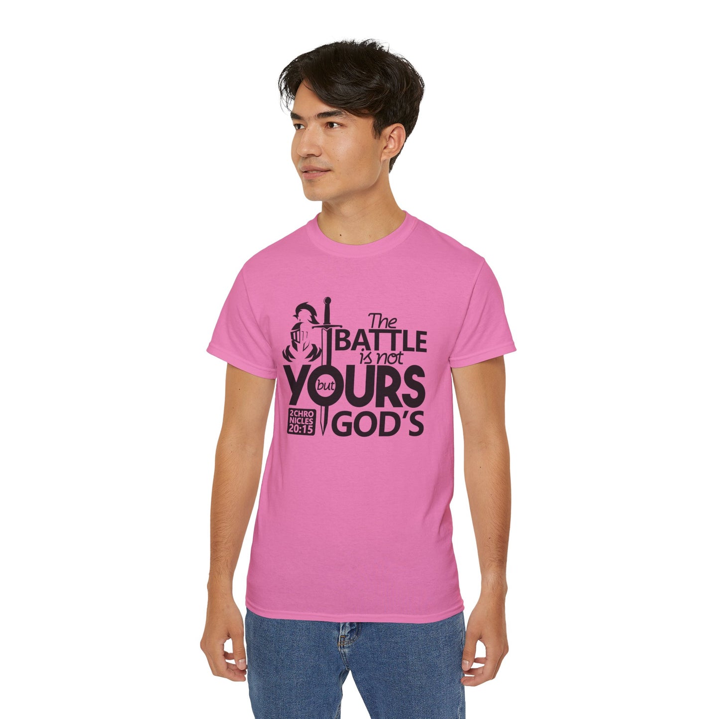 The Battle Is Not Yours But God's Unisex Christian Ultra Cotton Tee Printify