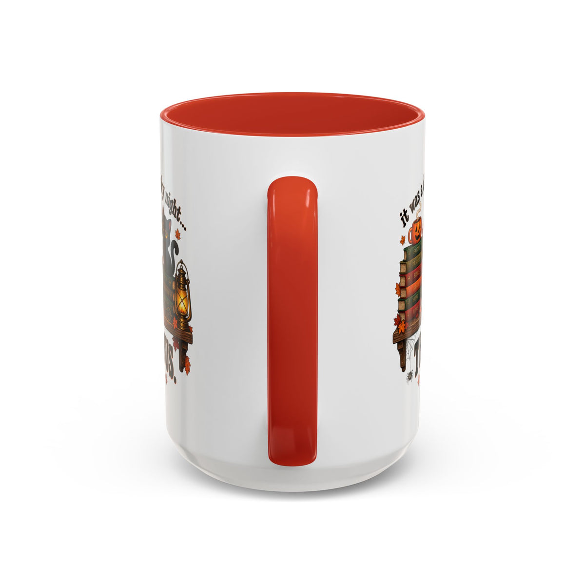 Halloween Christian Coffee Mug — “It Was a Dark and Spooky Night… Then Jesus” Accent Mug