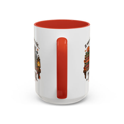 Halloween Christian Coffee Mug — “It Was a Dark and Spooky Night… Then Jesus” Accent Mug