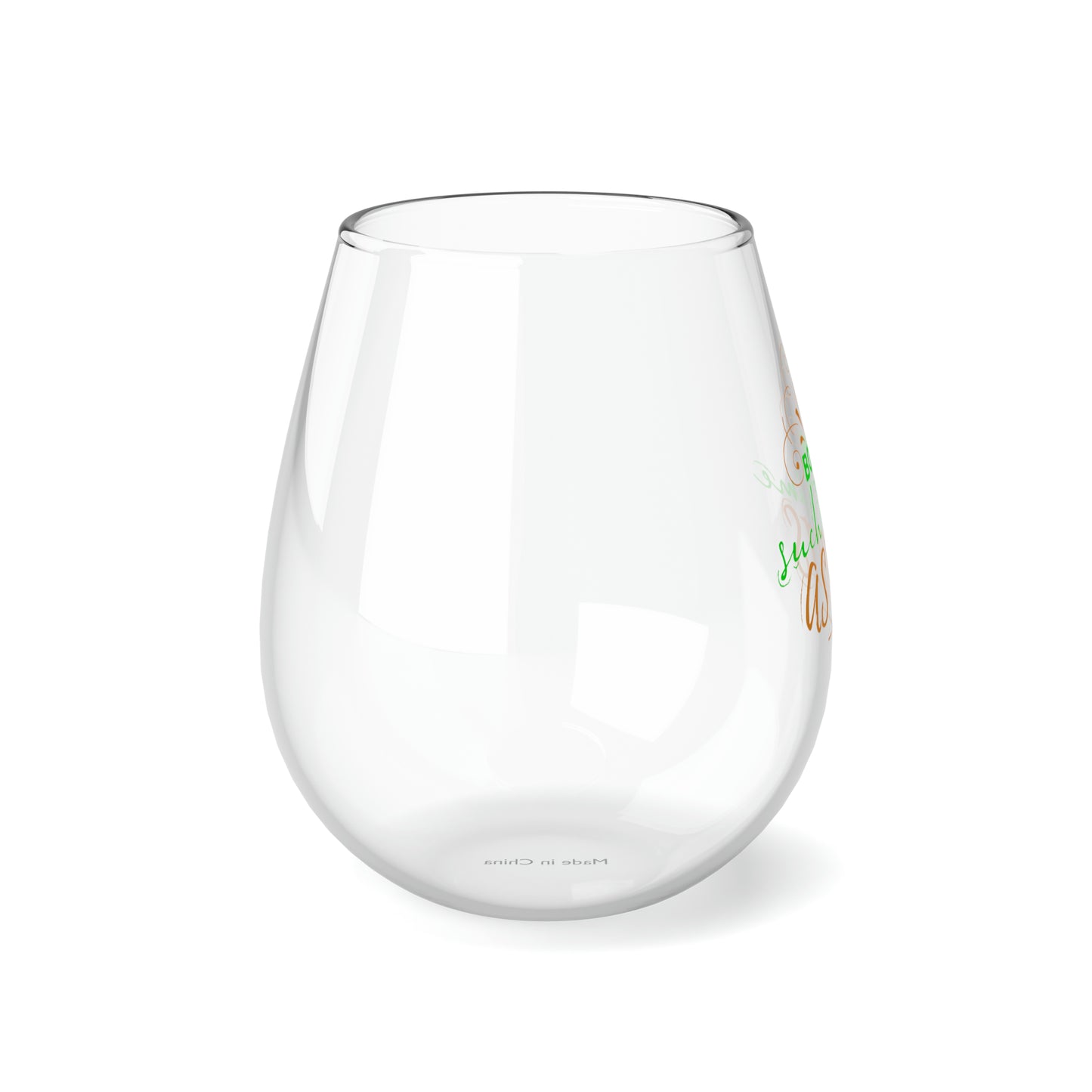 Born For Such A Time As This Stemless Wine Glass, 11.75oz