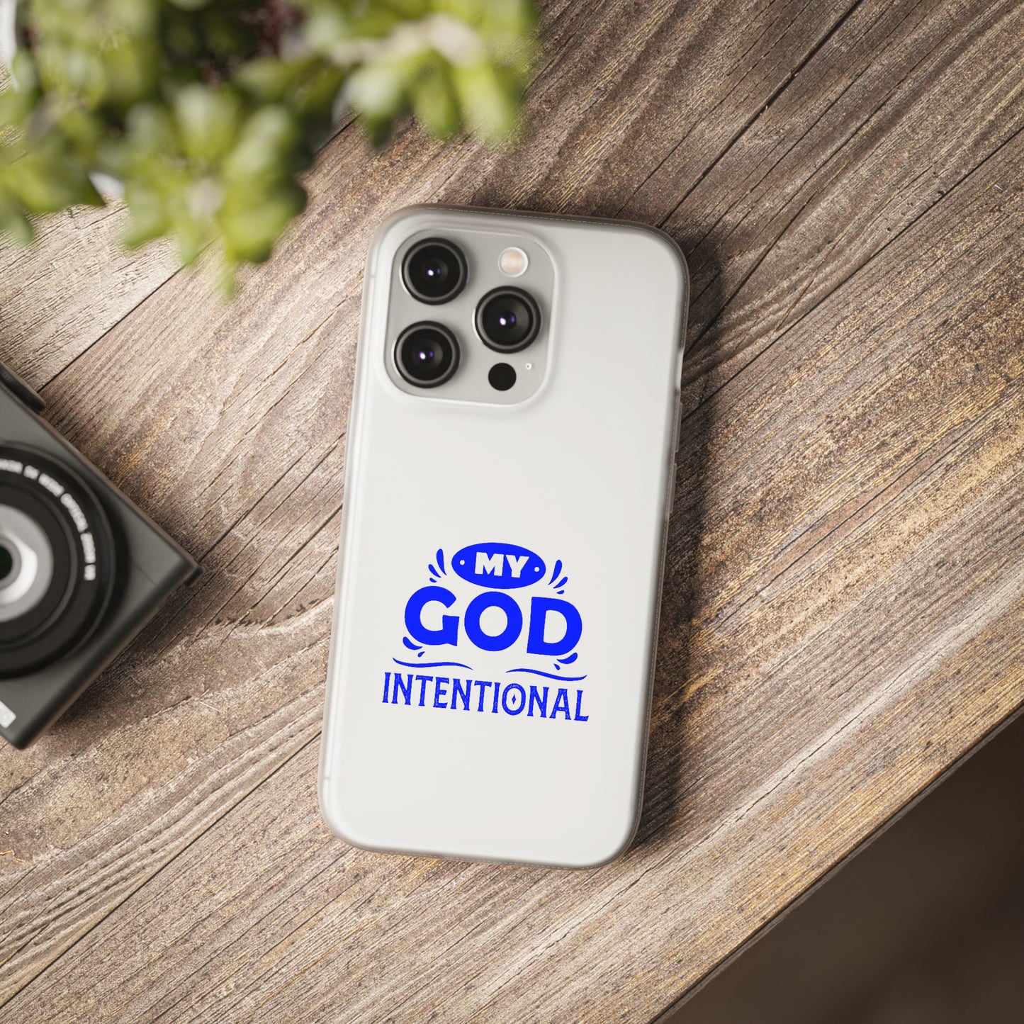 My God Is Intentional  Flexi Phone Case