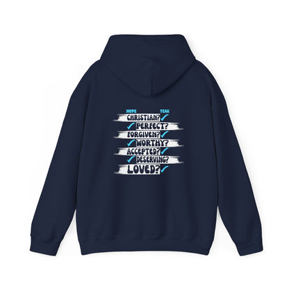 His Child Checklist Unisex Christian Hooded Pullover Sweatshirt