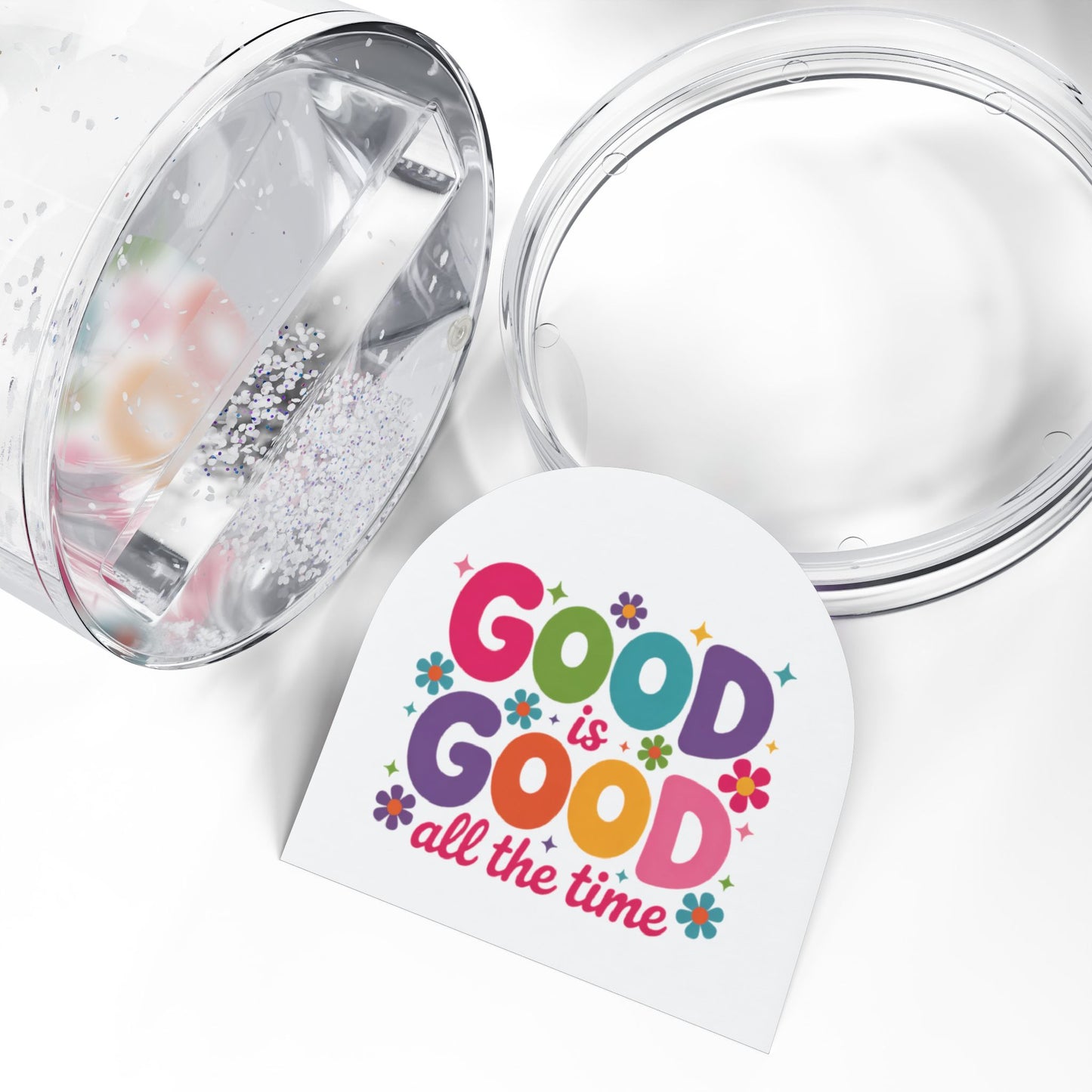 Christian Snow Globe, Religious Home Decor, Inspirational Gift, Christmas Decoration, He Is Good All The Time