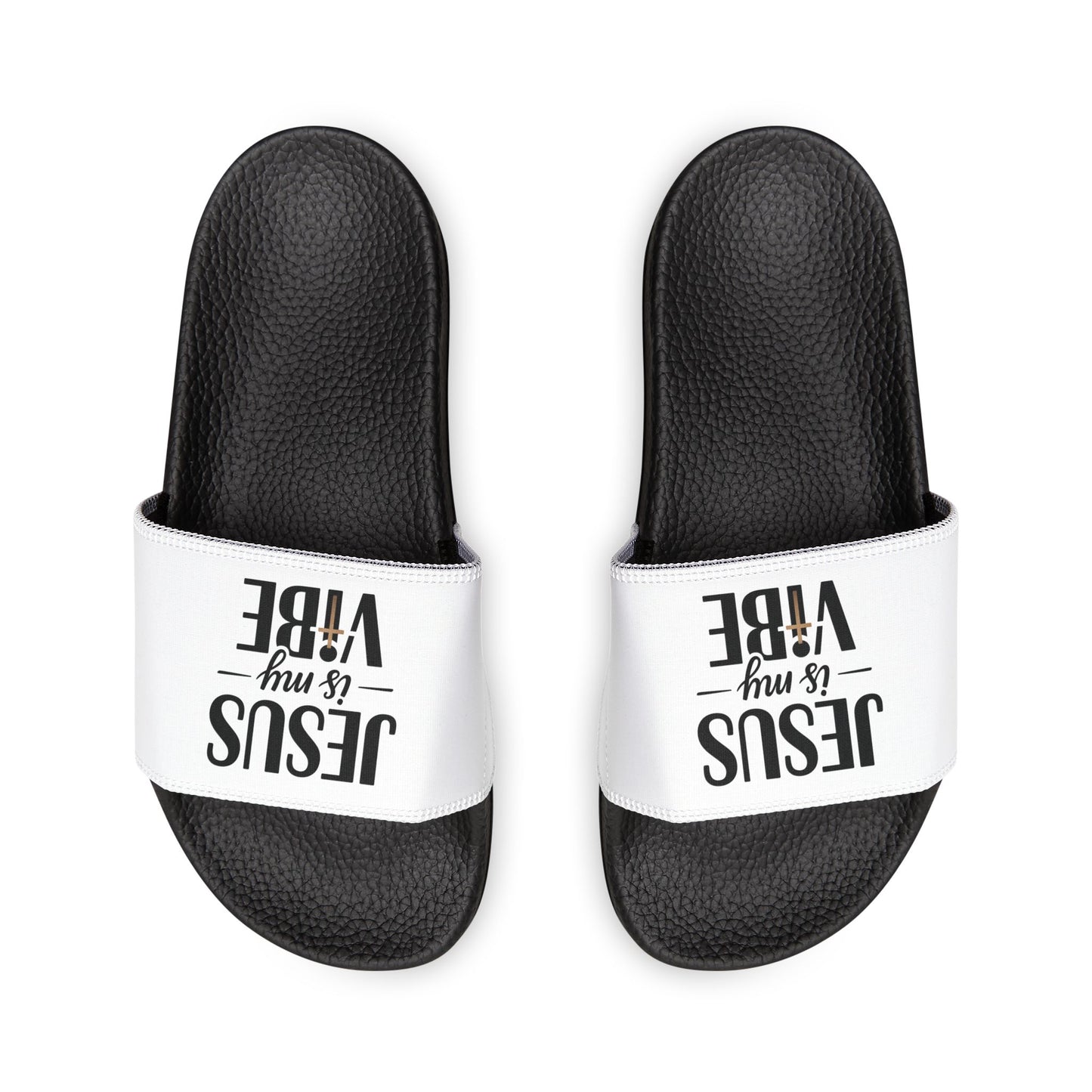 He is My Vibe Sandals, Men's Summer Slides, Casual Footwear, Poolside Fashion, Christian Gift, Vacation Essentials
