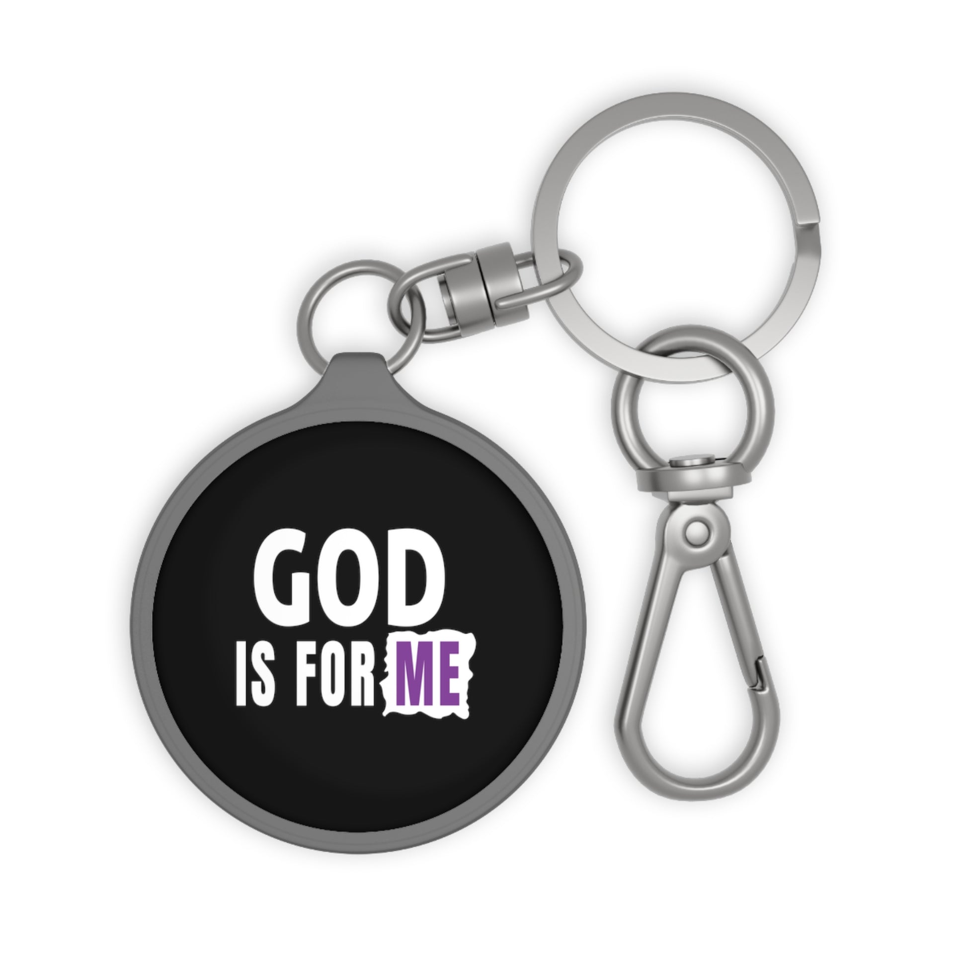 God Is For Me Christian Key Fob Printify