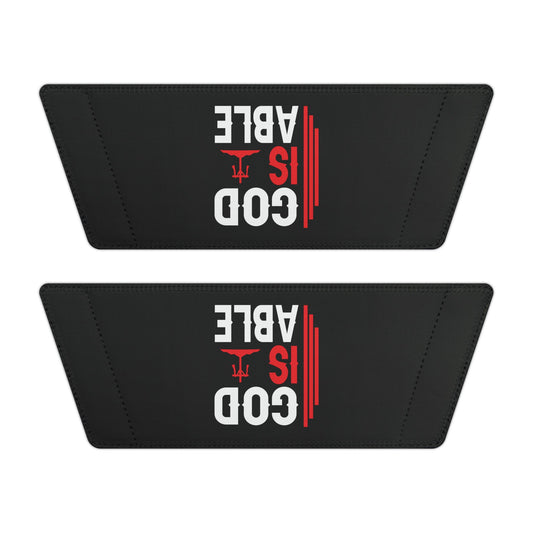 He Is Able Men's PU Christian Slide Sandals