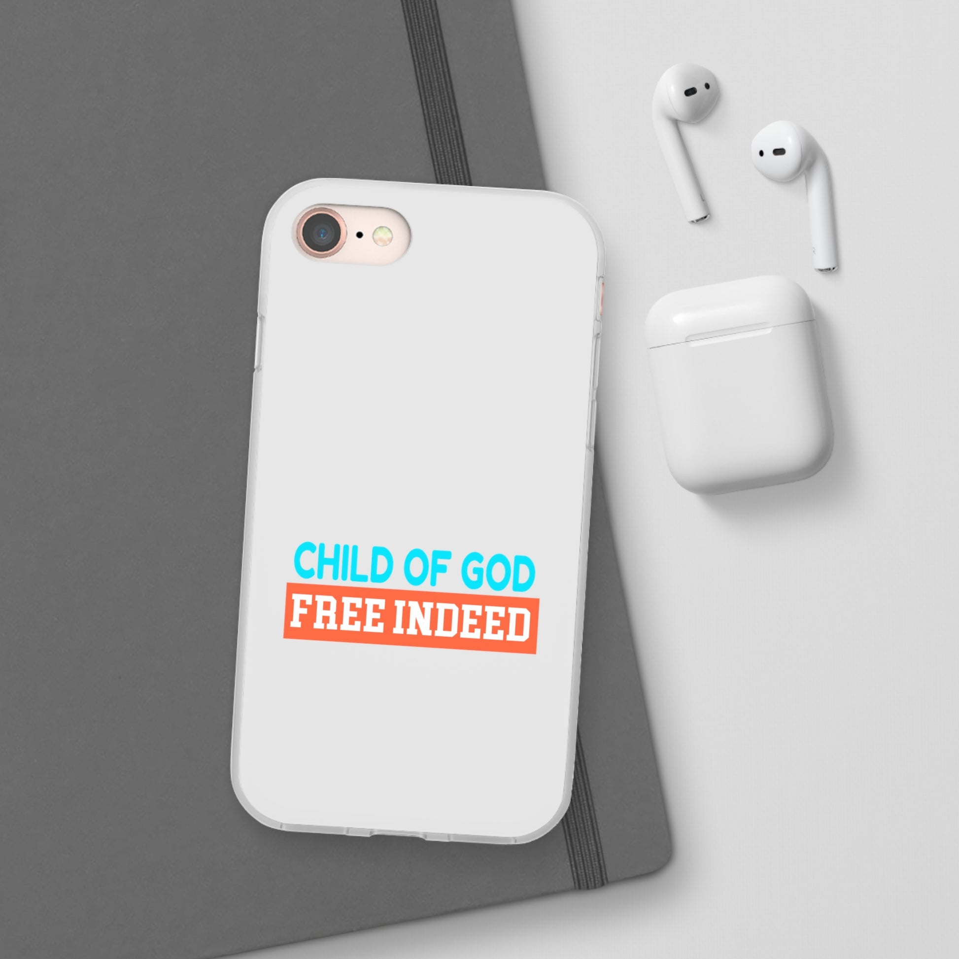 Child Of God Free Indeed Christian Flexi Phone Case Printify