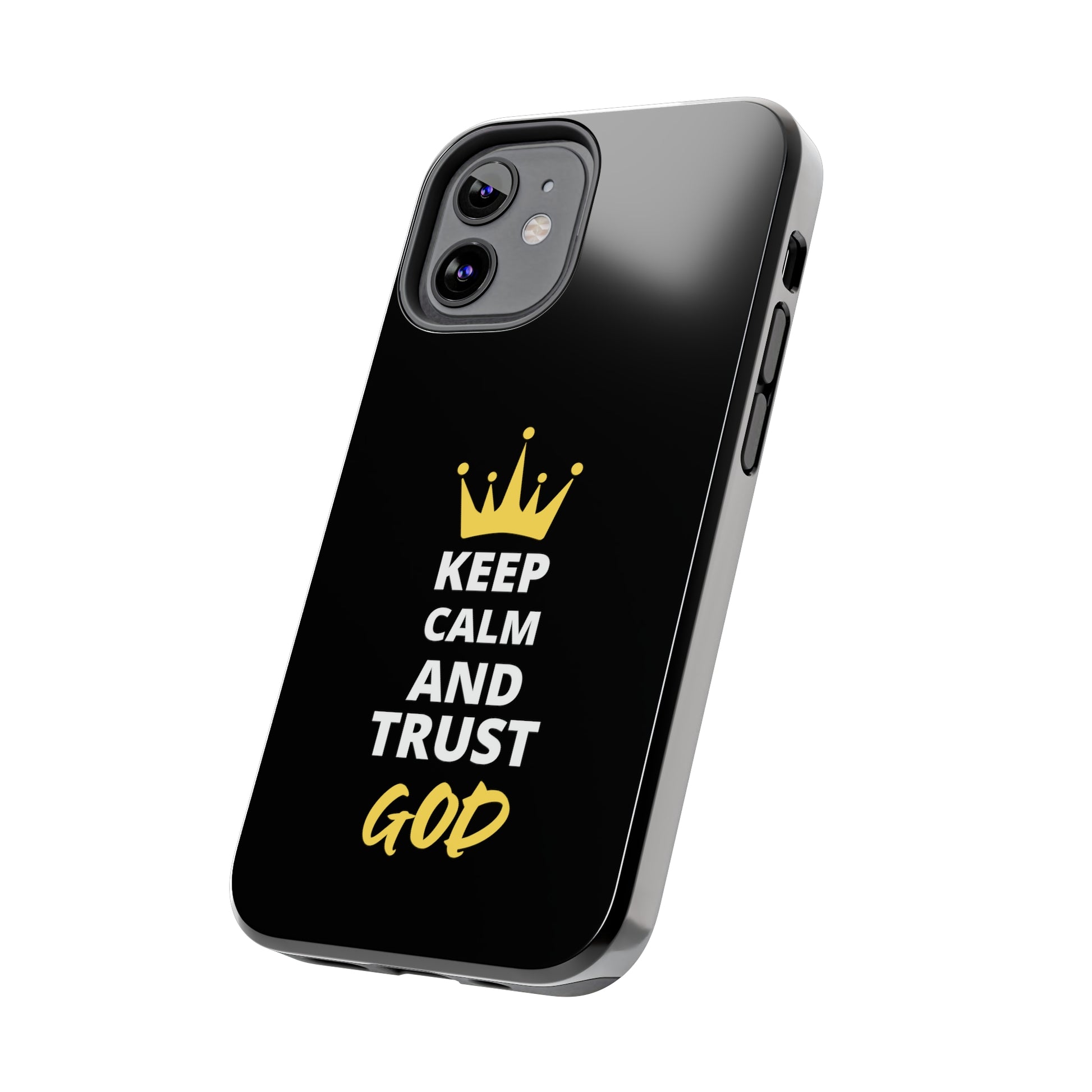 Keep Calm And Trust God Christian Phone Tough Phone Cases, Case-Mate Printify