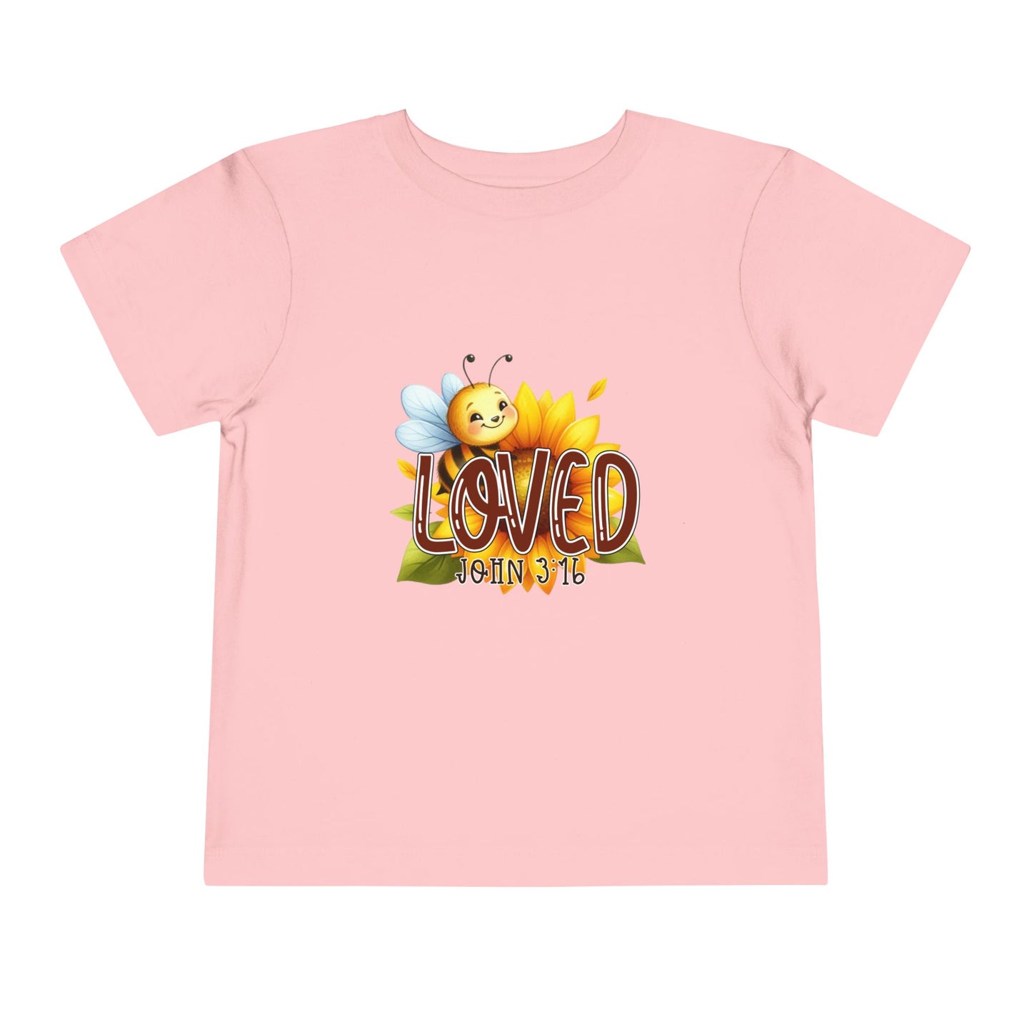 John 3:16 Loved Christian Toddler T-Shirt