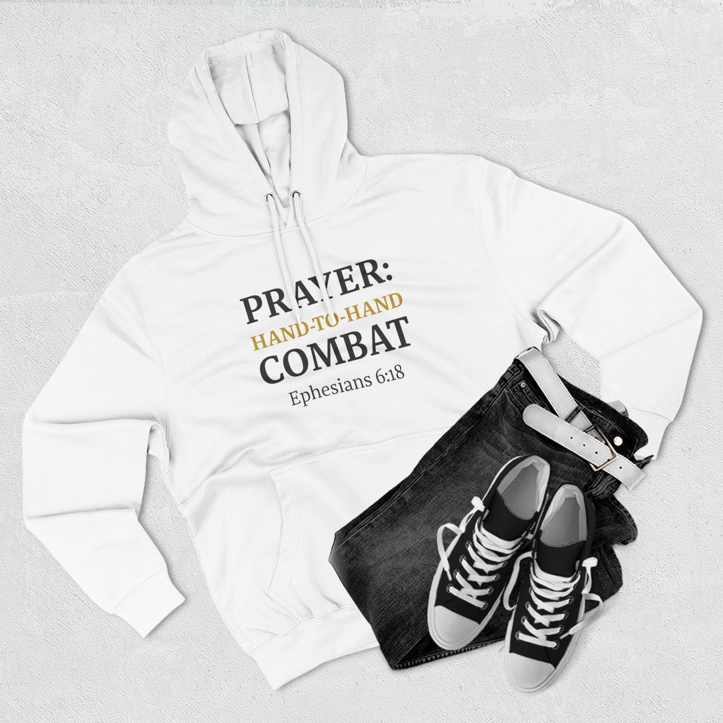 Inspirational Prayer Hoodie, Fleece Hoodie for Faith, Christian Gift, Casual Wear, Comfortable Style, Spiritual Quote Clothing - ClaimedbyGodDesigns