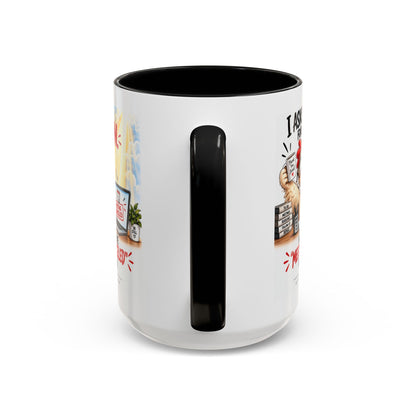 Coffee Mug — "I Asked God for a Sign" Funny Meeting Canceled Christian Mug (11/15oz)